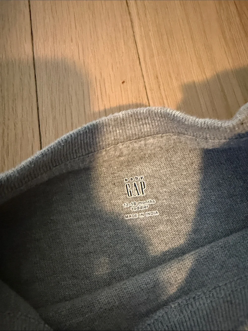 Toddler Gray Long-Sleeve Heavyweight Shirt